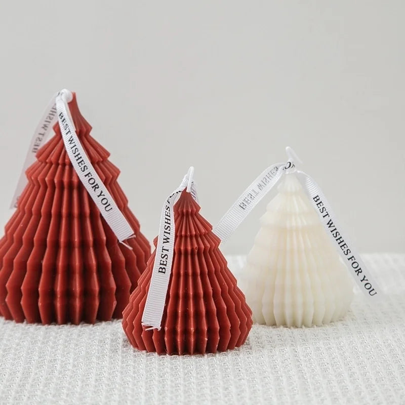 Christmas Cute Christmas Tree Paraffin Candle Home Fragrance