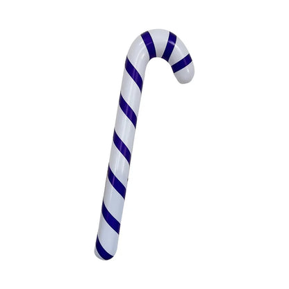 Christmas Decoration Inflatable Candy Cane Balloon Christmas Tree Crutch Decoration Indoor And Outdoor Holiday Decoration