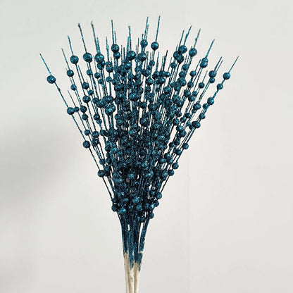 Christmas Decoration Gift Christmas Tree Garland Rattan DIY Decoration Accessories Gold Pink Sequins Simulation Berry Handle Bundle