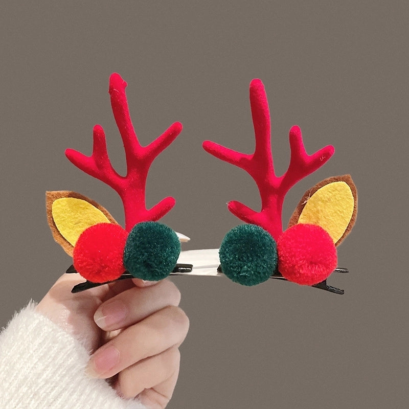 Christmas Fashion Antlers Plastic Festival