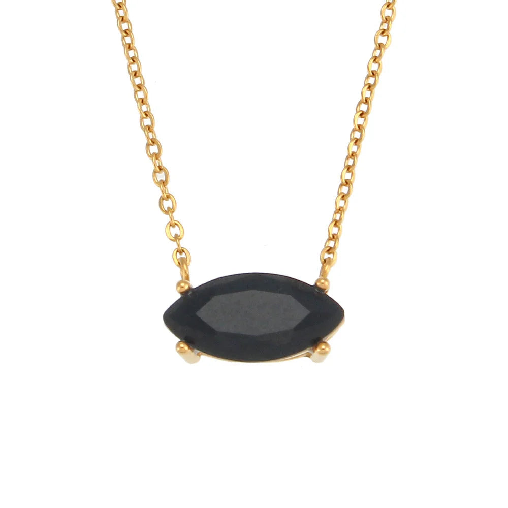 Geometric Stainless Steel 18K Gold Plated Necklaces