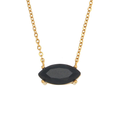 Geometric Stainless Steel 18K Gold Plated Necklaces