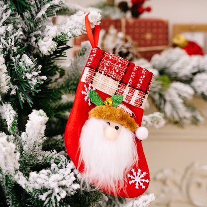 Christmas Classic Style Letter Nonwoven Holiday Christmas Socks