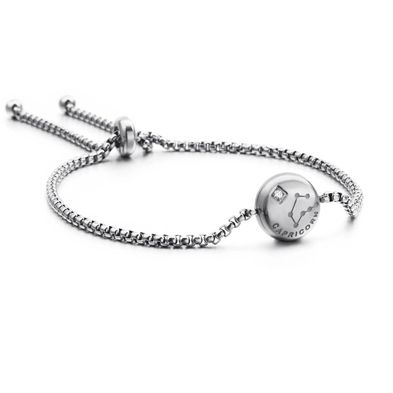 Constellation Titanium Steel 18K Gold Plated Bracelets In Bulk