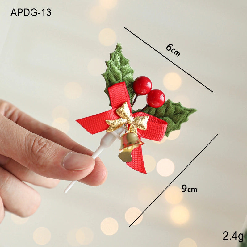 Christmas Casual Cute Minimalist Christmas Tree Santa Claus Snowman Plastic Indoor Banquet Party Cake Decorating Supplies Cake Decorating Supplies