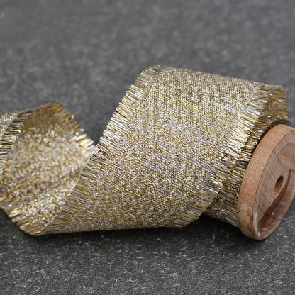 Yao Ming Ribbon Baking High-end Gift Box Packaging Satin Ribbon Christmas Decorative Ribbon Packaging Honeycule Onion Edge Ribbon