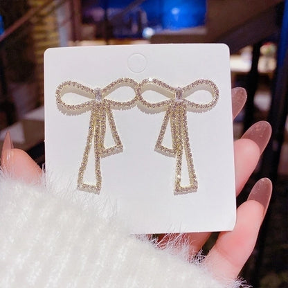 Fashion Heart Shape Copper Pearl Inlay Artificial Gemstones Drop Earrings 1 Pair