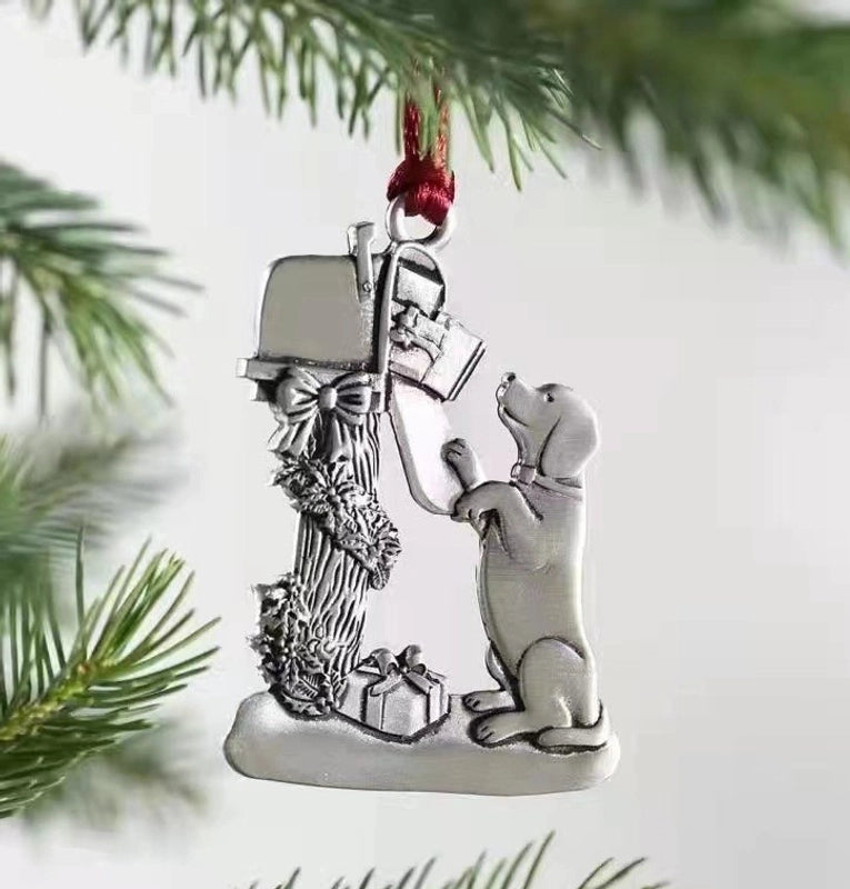 Christmas New Popular Decorations Pendant Metal Snowman Christmas Decorations Home Decorations