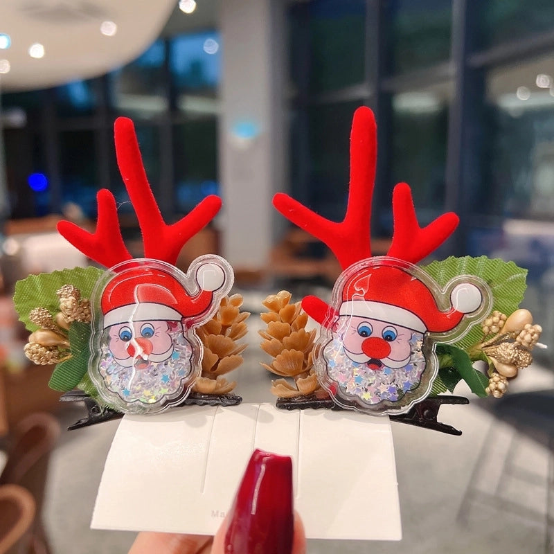 Christmas Cartoon Style Antlers Plastic Festival Costume Props