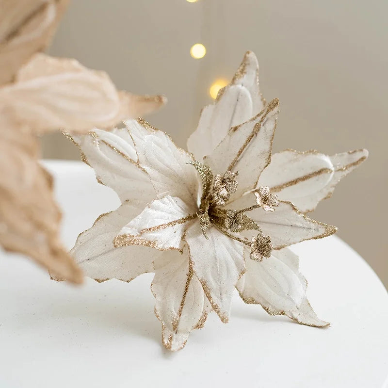 Christmas Minimalist Classic Style Flower Holiday Festival Christmas Tree Decoration