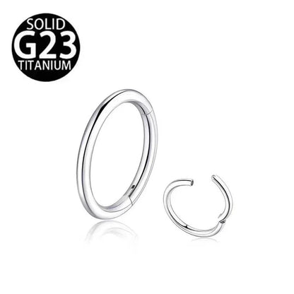 1 Piece Nose Rings & Studs Basic Solid Color Pure Titanium