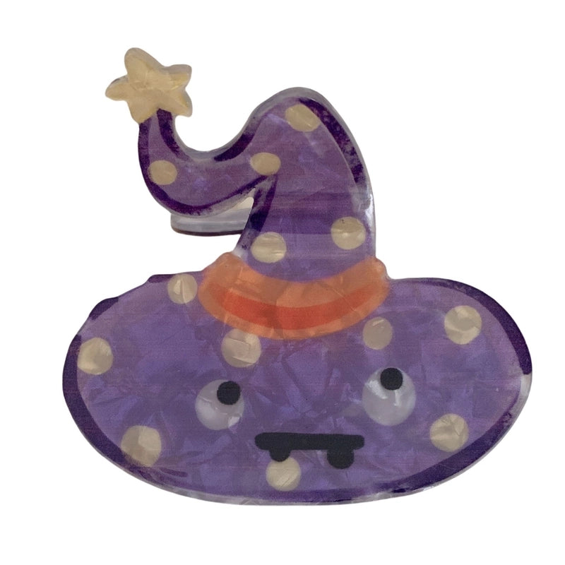 Women's Funny Halloween Pattern Pumpkin Arylic Hair Claws