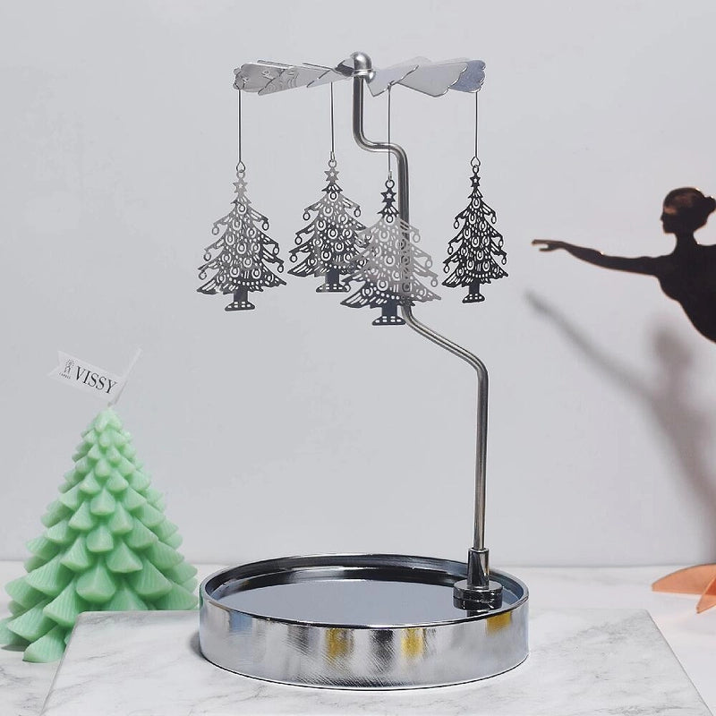 Novelty Solid Color Stainless Steel Metal Candlestick