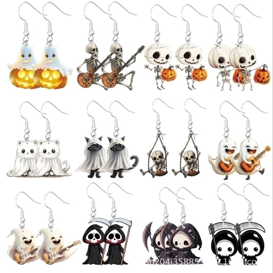 1 Pair Minimalist Classic Style Cartoon Character Arylic Drop Earrings