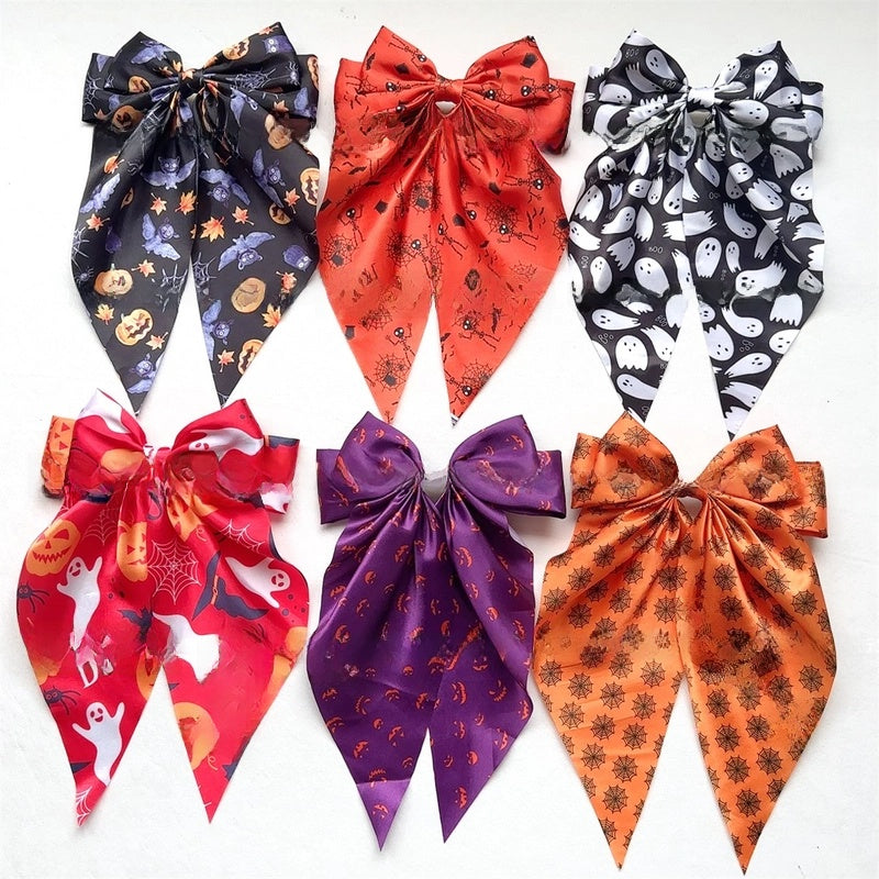 Halloween Cool Style Women's Spider Web Bat Ghost Hair Clip