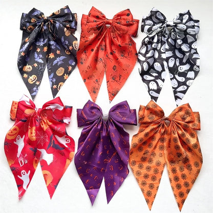 Halloween Cool Style Women's Spider Web Bat Ghost Hair Clip