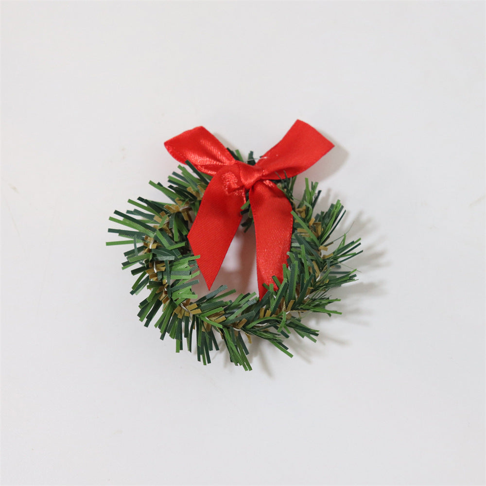 2 Pieces Can Be Matched With Christmas Decoration Pine Needle Napkin Rings For Hotel And Home Use Napkin Holders