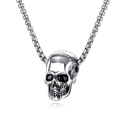Casual Punk Skull Alloy Plating Halloween Men's Pendant Necklace