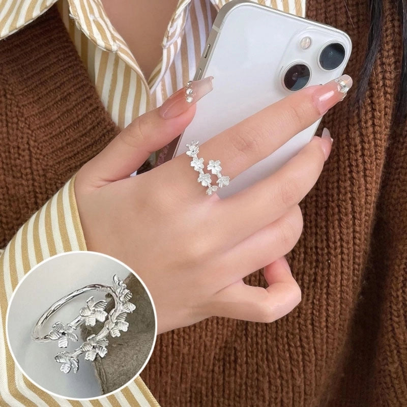 Vintage Style Bow Knot Copper Plating Open Rings