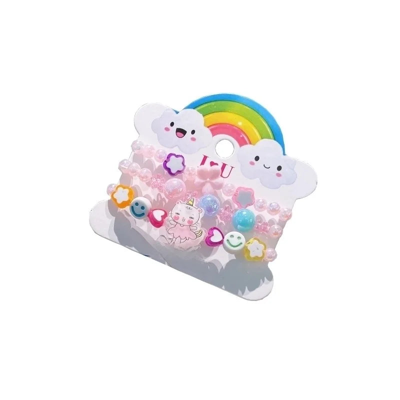 Cute Girl'S Cartoon Arylic Plastic Beaded