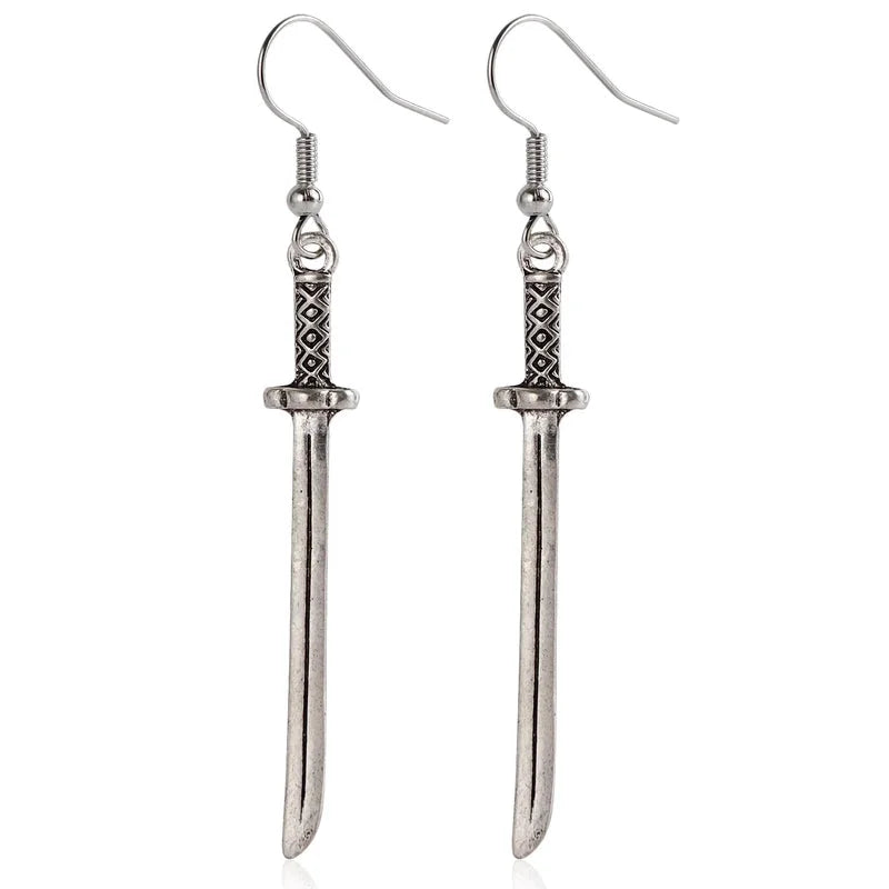 Jewelry Punk Western Denim Style Boots Cow Head Tassel Earrings Vintage Cactus Earrings For Women