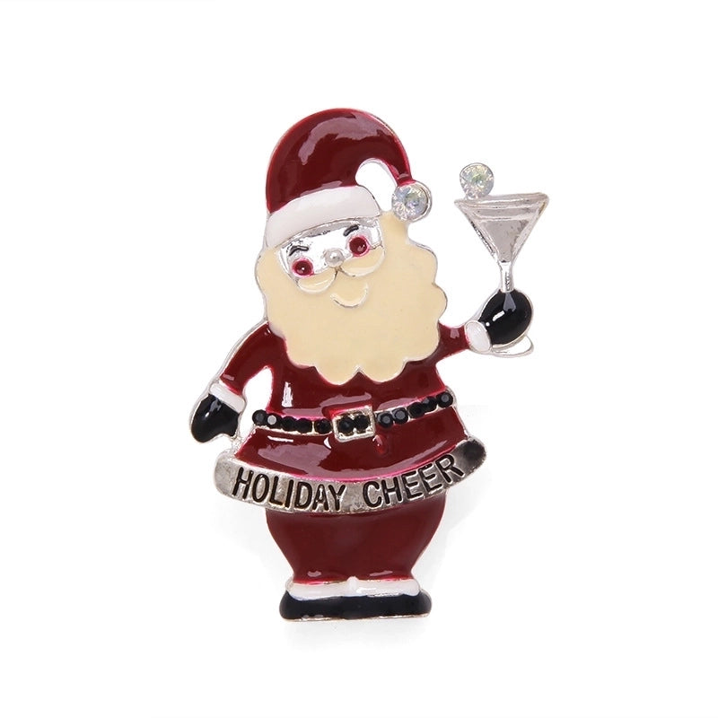 Cartoon Style Geometric Alloy Plating Artificial Diamond Women's Cartoon Brooches