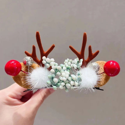 Christmas Cute Antlers Daily Hairpin