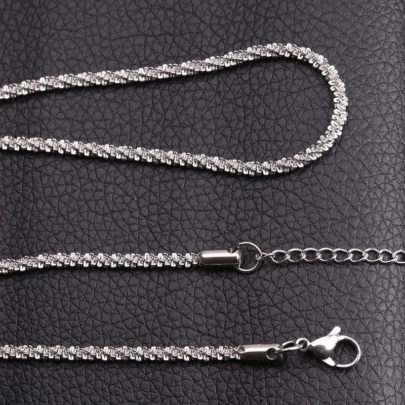 Stainless Steel Minimalist Geometric Plating Necklace