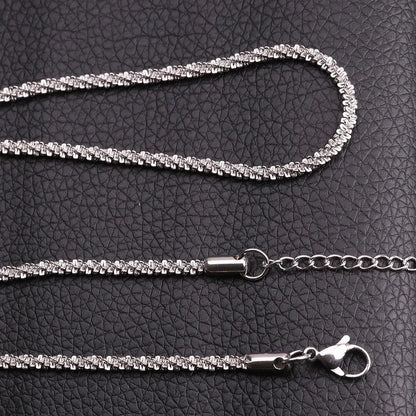 Stainless Steel Minimalist Geometric Plating Necklace