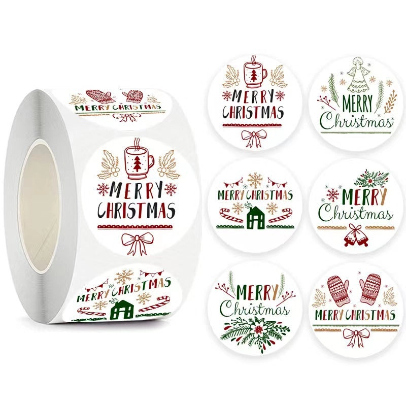 Christmas Letter Party Gift Stickers