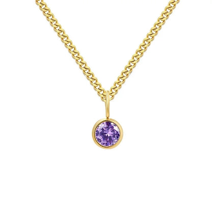 Elegant Retro Geometric 304 Stainless Steel Pendant Necklace