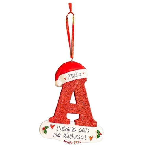 Cross-border Hot 26 English Letters Car Pendant Christmas Tree Decorative Ornaments Home Decorations