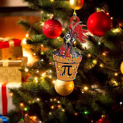 Christmas Minimalist Christmas Hat Arylic Indoor Party Festival Hanging Ornaments