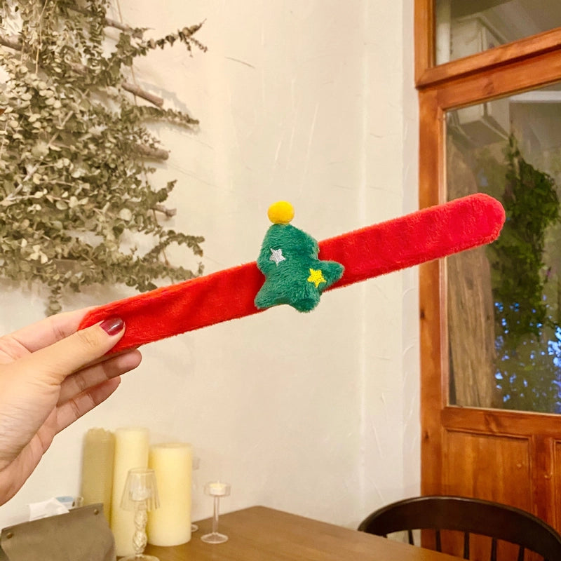 Christmas Snapping Ring Bracelet Clapping Ring Old Man Elk Adult Children Christmas Gift 2024 Christmas Decorations