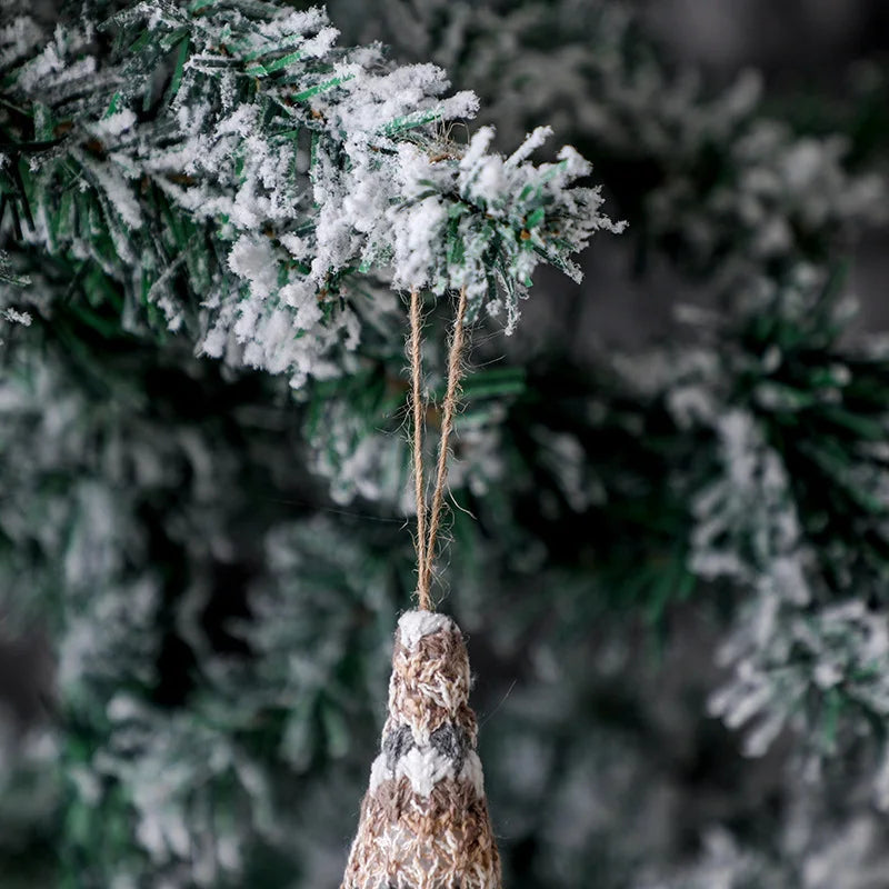 Glowing Faceless Doll Christmas Tree Pendant Gnome Plush Doll Window Display Christmas Decoration