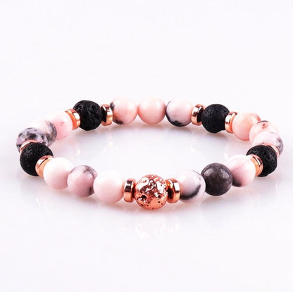 Fashion Round Artificial Crystal Turquoise Beaded Bracelets