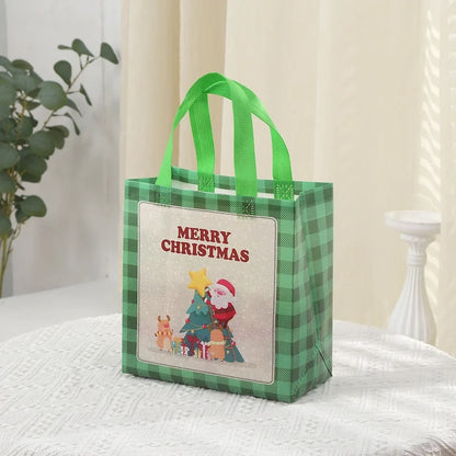 Christmas Cute Christmas Tree Snowman Elk Nonwoven Party Festival Gift Bags