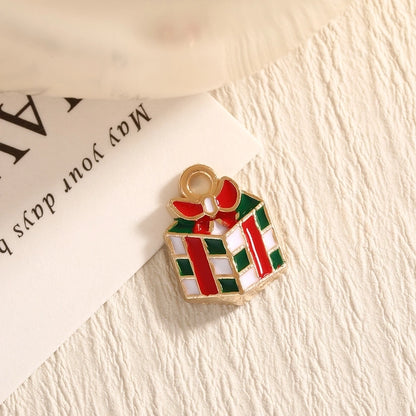 14*12mm 15 * 20mm Alloy Christmas Tree Bow Knot Snowman Pendant Jewelry Accessories