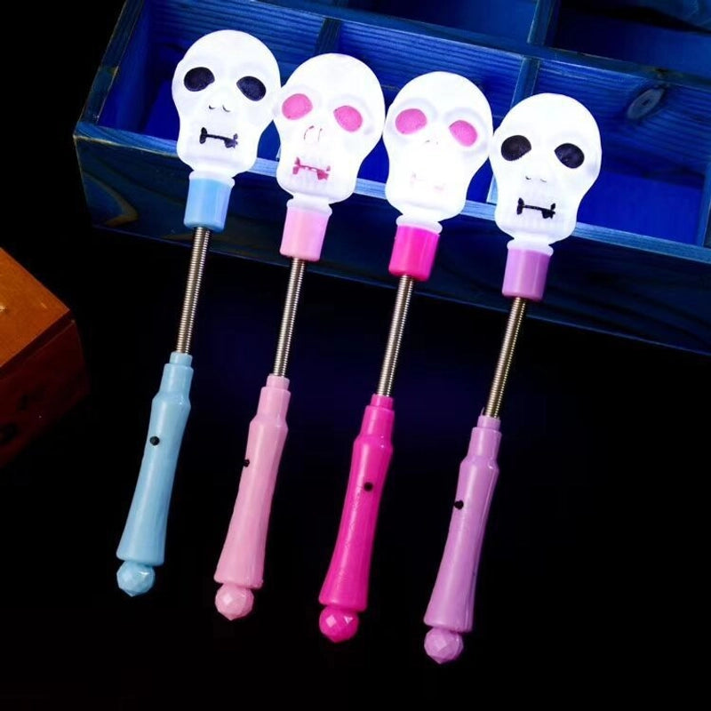 Halloween Dress Up Flashing Pumpkin Ghost Hair Hoop Ghost Festival Party Headdress