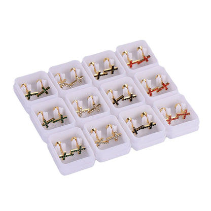 Cartoon Rainbow Stainless Steel Stud Earrings