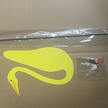 2 Pieces Swirl Bird Beach Flamingo Wind Chime Home Yard Backyard Party Garden Decoration Windmill