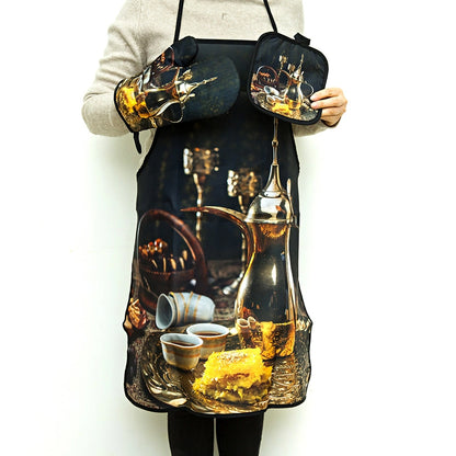 Christmas Vacation Tie Dye Polyester Apron 1 Set