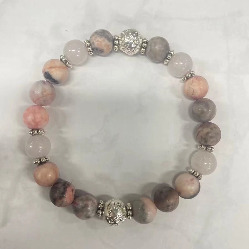 Fashion Round Artificial Crystal Turquoise Beaded Bracelets