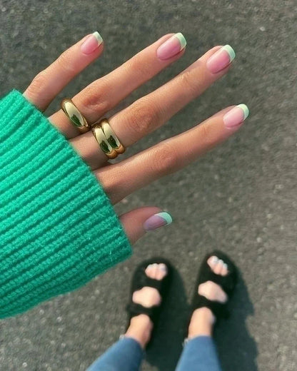 304 Stainless Steel 18K Gold Plated Elegant Polishing Plating Circle Rings