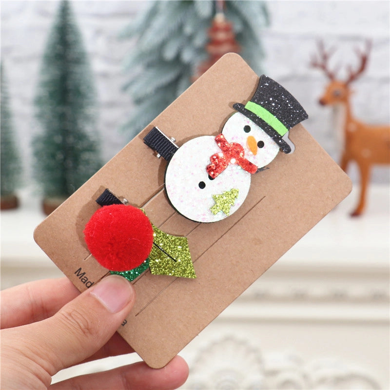 Christmas Fashion Christmas Tree Santa Claus Metal Daily Costume Props