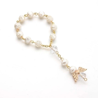 Minimalist Cross Imitation Pearl Beaded Bracelets