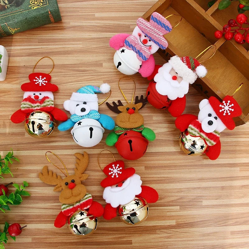 Christmas Casual Bell Snowman Party Hanging Ornaments Decorations Hanging Ornaments