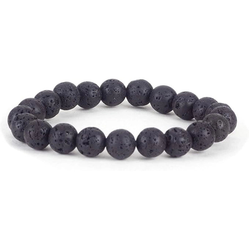 Minimalist Classic Style Round Natural Stone Bracelets In Bulk