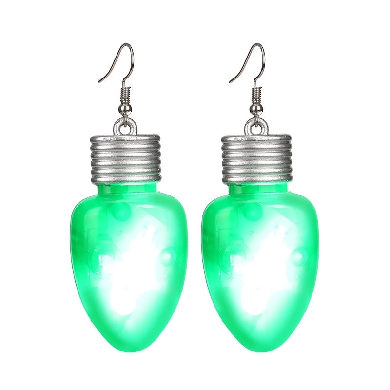 1 Pair Original Design Solid Color Plastic Drop Earrings