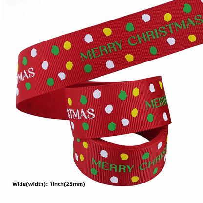 Christmas Ribbon Cake Baking Ribbon Christmas Gift Box Packaging Ribbon Ribbon Bow Christmas Ribbon